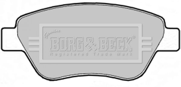 BORG & BECK Комплект тормозных колодок, дисковый тормоз BBP1997